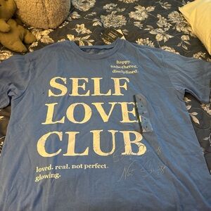 Medium Women Blue Tshirt